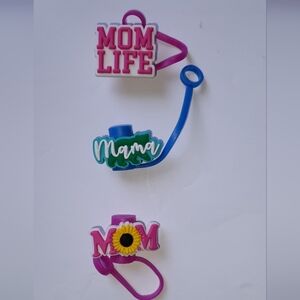 Mom Straw Toppers